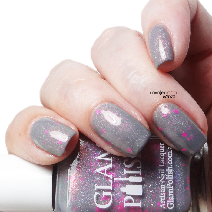 xoxoJen's swatch of Glam Polish The Pink Palace