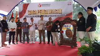 Bawaslu Deklarasi Pemilu Damai, Launching "Jarimu Awasi Pemilu" dan "Kawal Hak Pilih"