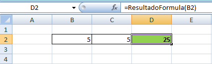 Función definida por el usuario Microsoft Excel