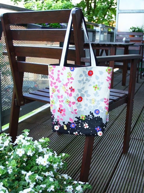 Reversible tote bag sewing pattern