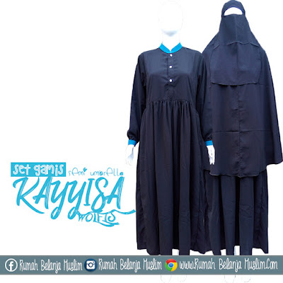 Baju Gamis Syar'i Wolfis Diskon Super Murah