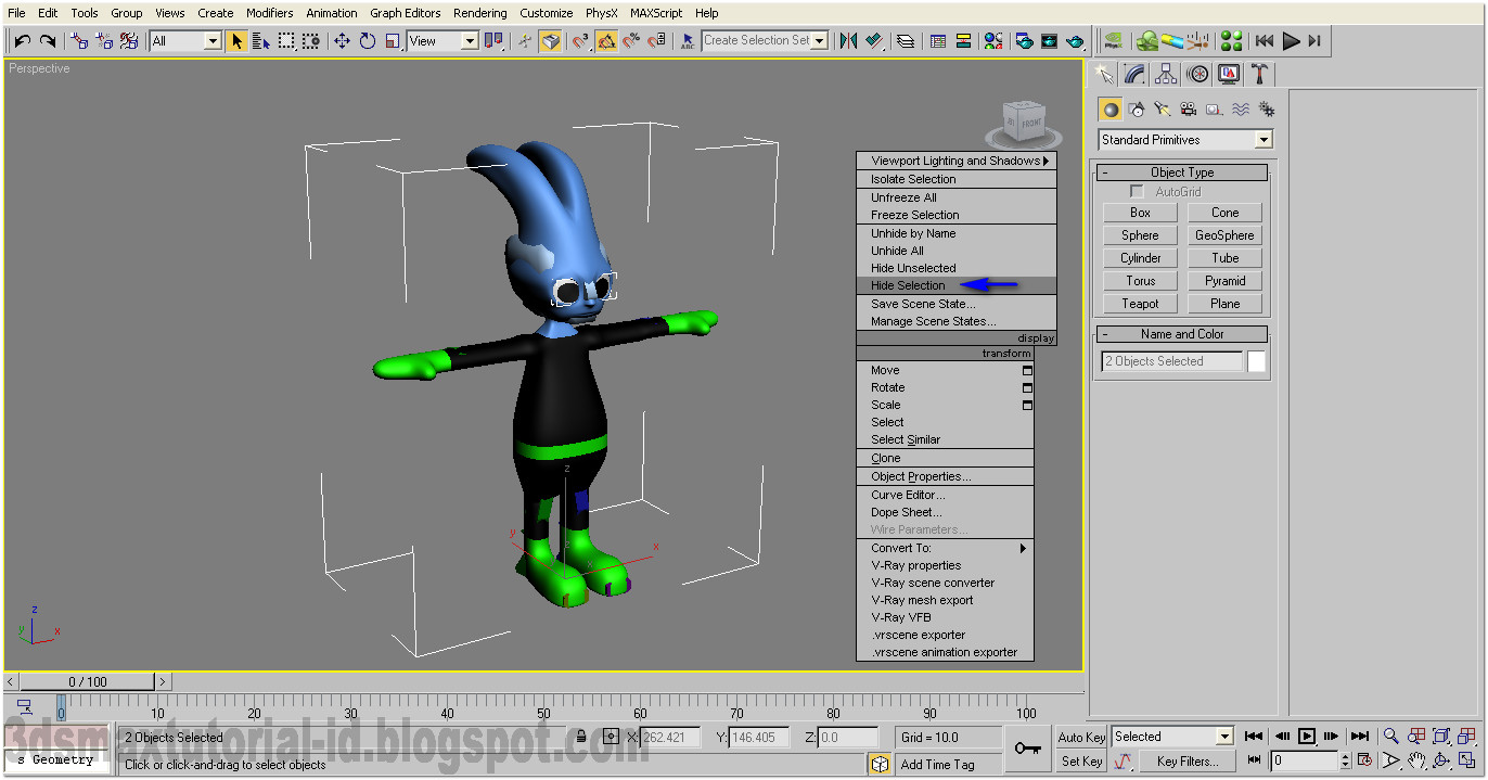 Membuat Gerakan Untuk Alien 3ds Max Animation Tutorial 3ds Max