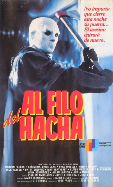 Cine Cuchillazo Al Filo del Hacha 1988 AKA Edge of the Axe José Ramón Larraz Castellano Inglés Subs Subtítulos Subtitulada Español VOSE MEGA Película