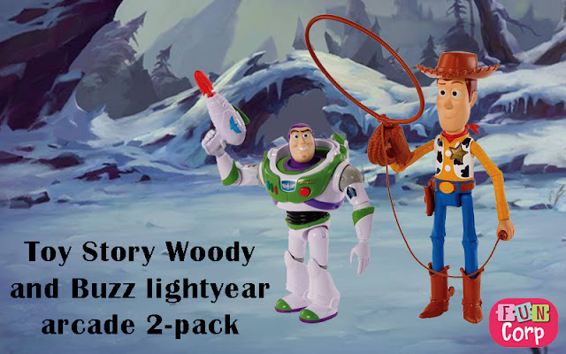  Toy Story Woody and Buzz Lightyear arcade 2-pack: