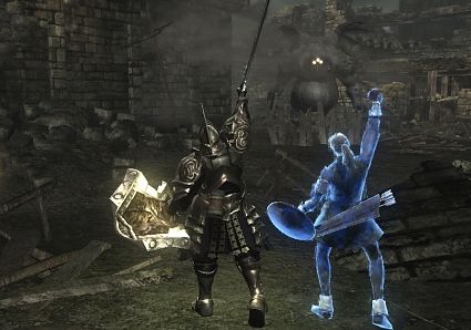 Demon's Souls - multiplayer help with friendly blue phantoms