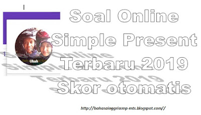 Online test, E-Learning, Bahasa Inggris