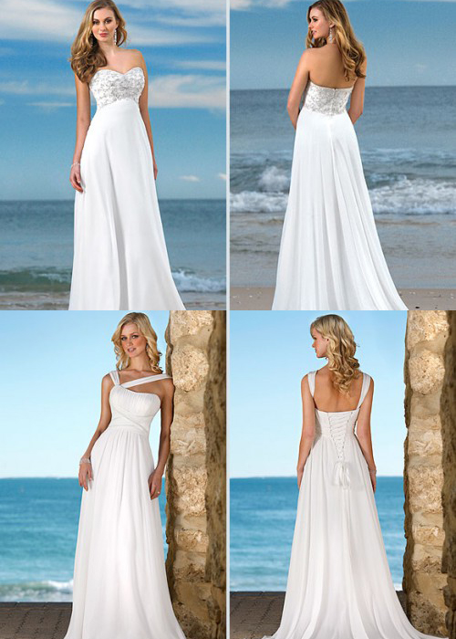 Stylish Beach Wedding Dresses