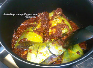 Luvbakingcooking: asam pedas ikan selar