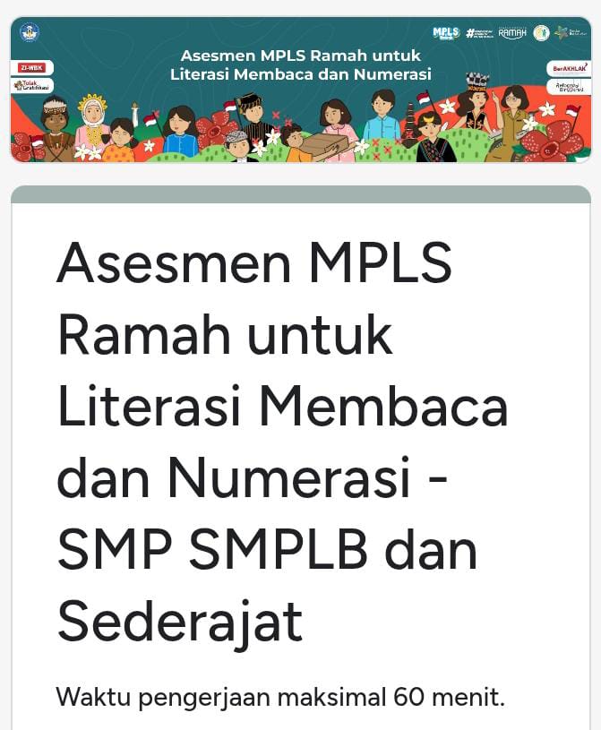 Asesmen MPLS Ramah SPENDABA