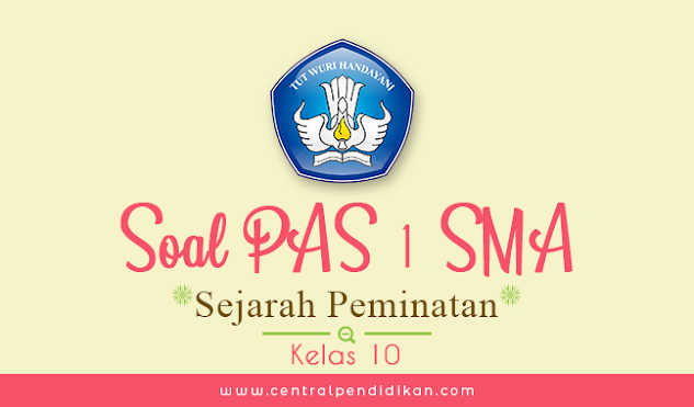 Contoh Soal PAS Sejarah Peminatan Kelas 10 Semester 1 2023/2024 ONLINE