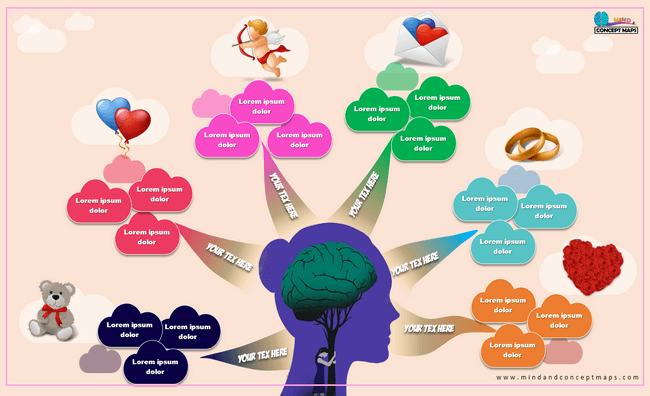 Art mind map template