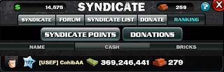 Syndicate Donation Log