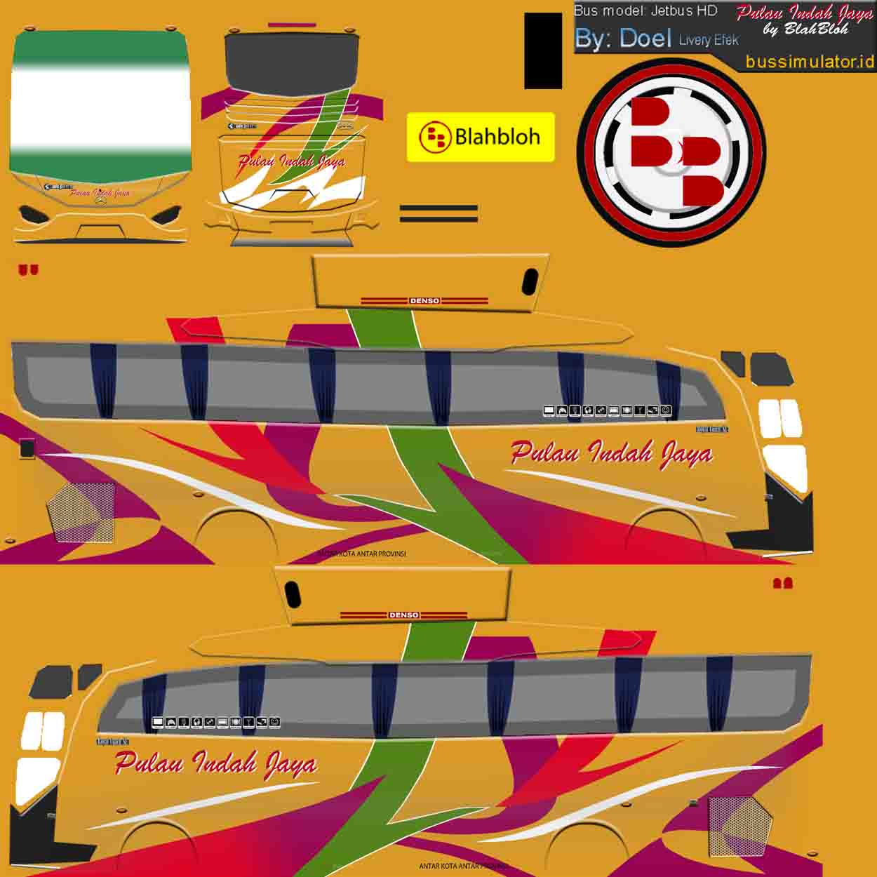 livery bussid pulau indah jaya