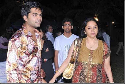 Simbu and trisha mom Uma krishnan