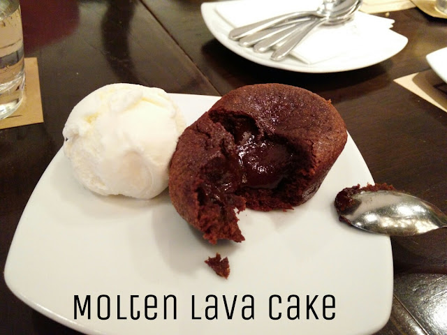 Paulin's Munchies - Wine Connection Bar & Bistro at HillV2 - Molten lava cake