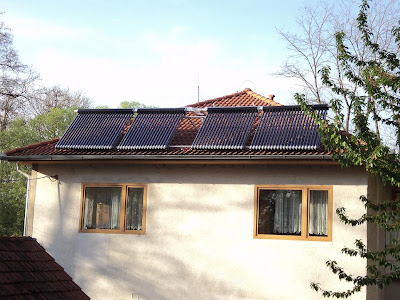 Vakuové trubicové solární kolektory s Hetat-pipe - instalace Moravský Krumlov Vakuové trubicové solární kolektory s Hetat-pipe - instalace Moravský Krumlov