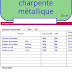 " Le Métré de Charpente Métallique " - Excel 