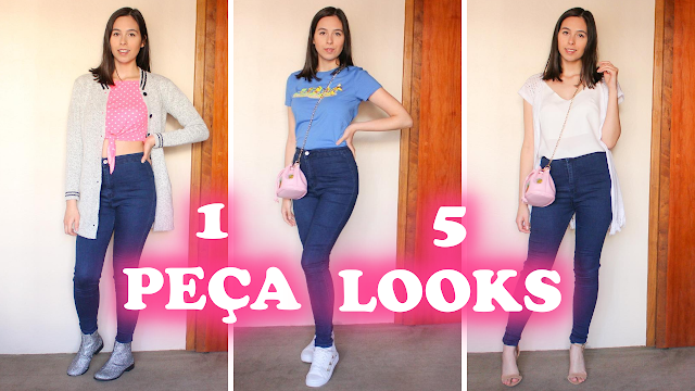 1 peça 5 vários looks