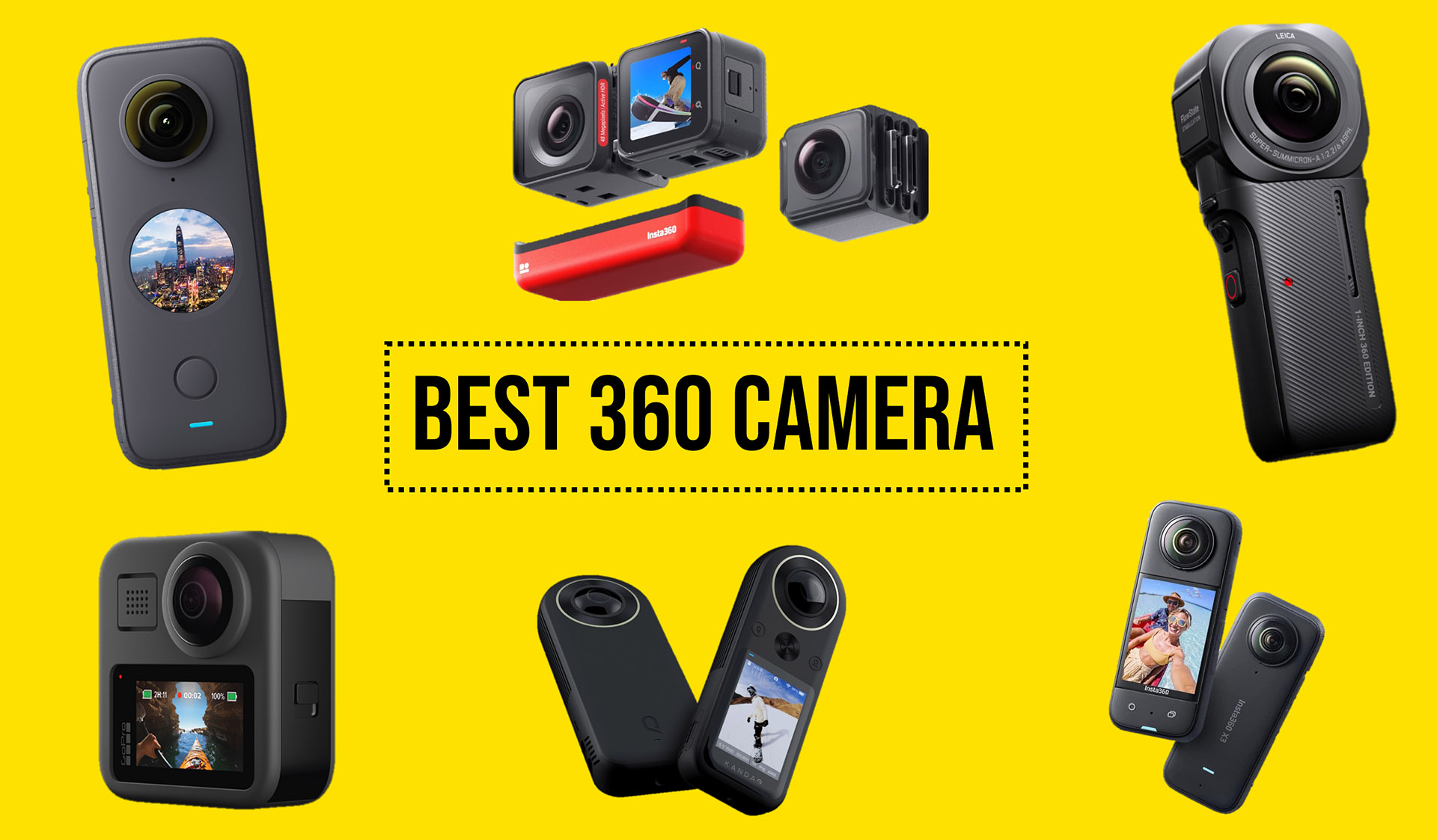 Best 360 camera, Take advantage of the 360° video technology