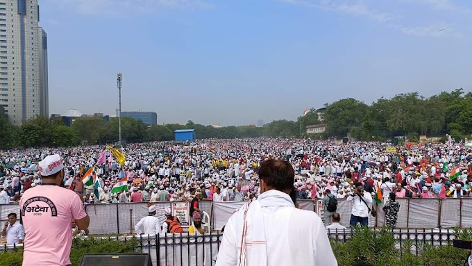 पुरानी पेंशन की मांग पर दिल्ली में पूरे भारत से आये सरकारी कर्मचारी, NPS का विरोध, OPS की डिमांड करते लाखों कर्मचारी