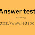 IELTS listening test 2 answer