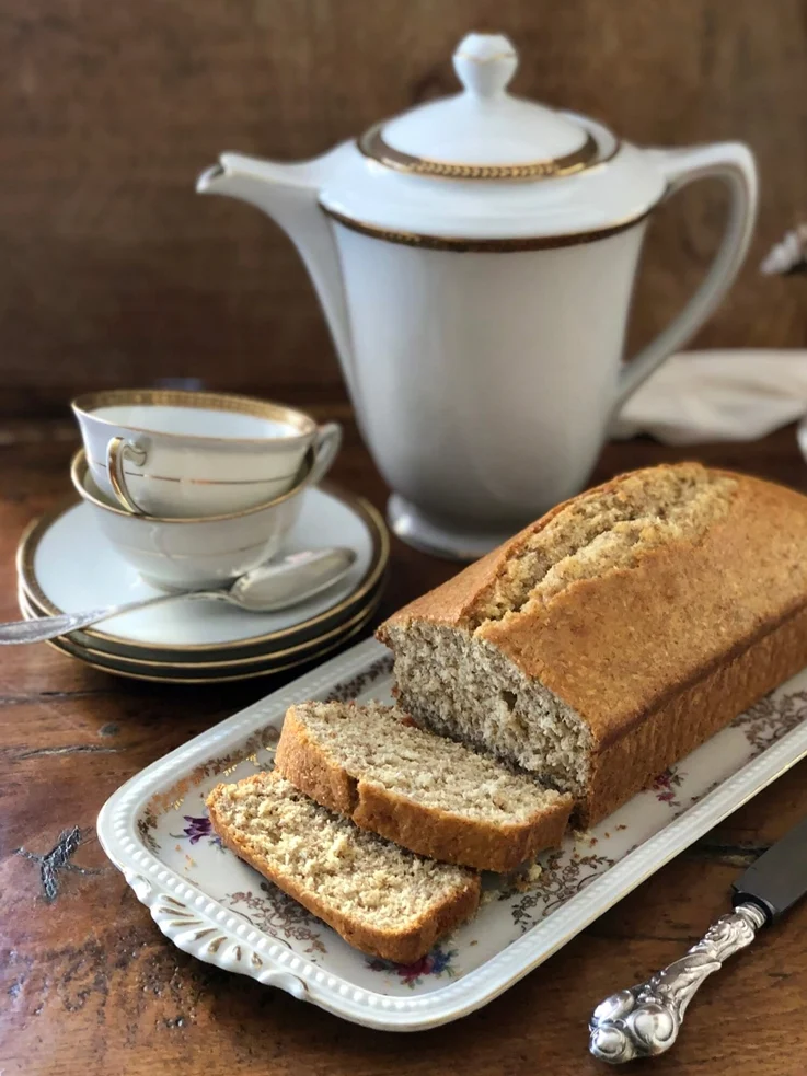 Bizcocho de tritordeum con coco y limón