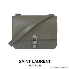 Crown Princess Victoria carries SAINT LAURENT Le Carre Satchel Bag