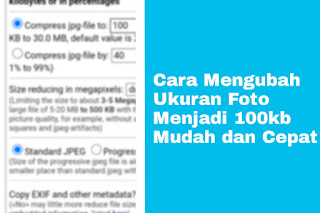 Cara Mengubah Ukuran Foto Menjadi 100kb atau 200kb