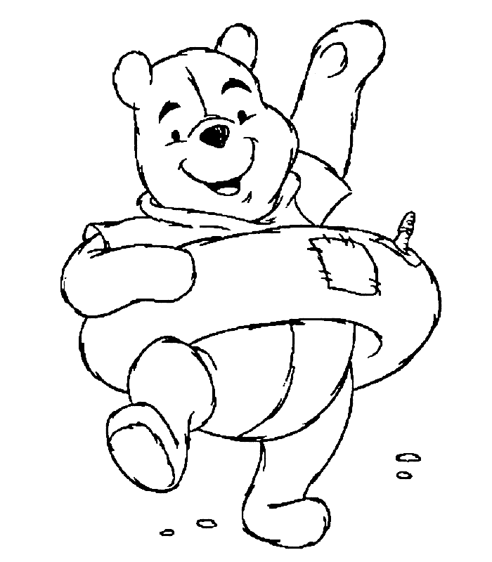 winnie pooh coloring pages birthday. coloring sheets, winnie