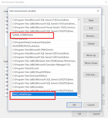 path environment variable install maven on windows