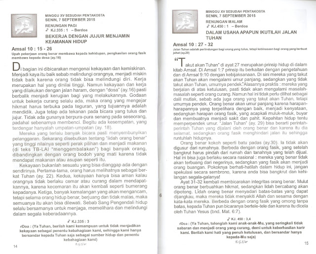 | SBU | Sabda Bina Umat GPIB | 07 September 2015 | Amsal 10_:15-26 ~ Amsal 10_:27-32 |