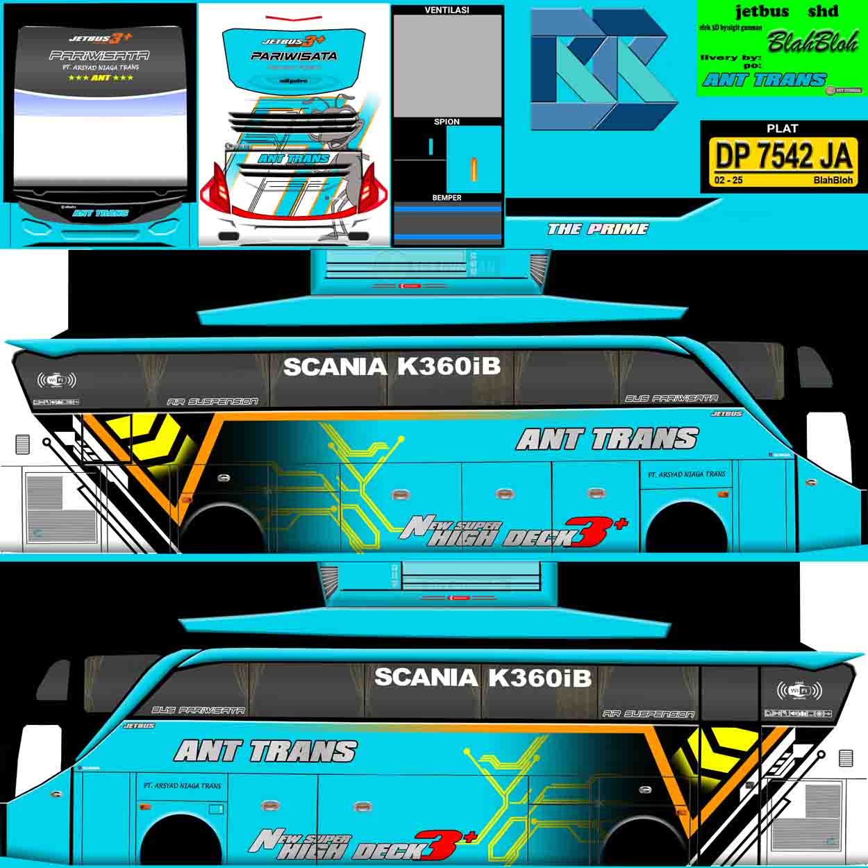 livery bussid ant trans