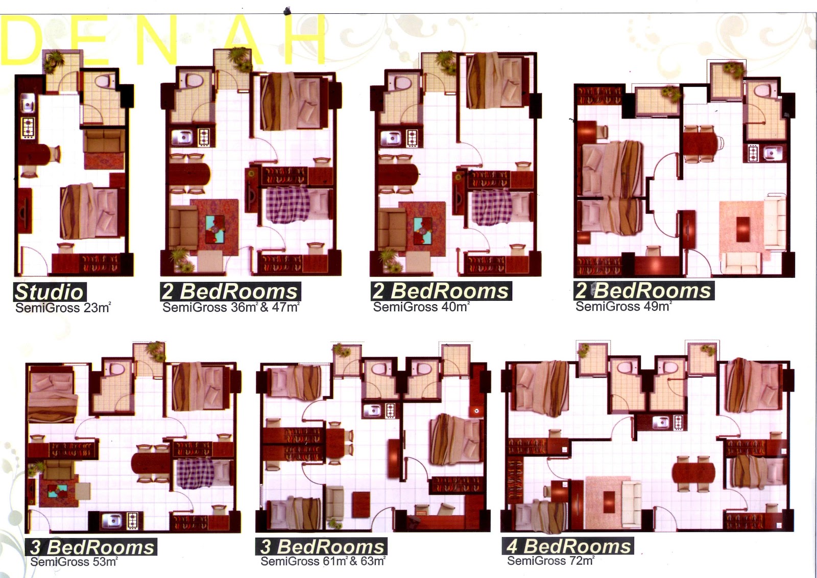 Design Interior Apartemen Studio