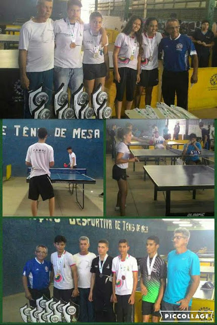  Estudantes do CEM 03 são  campeões do Tênis de Mesa no JET/2016