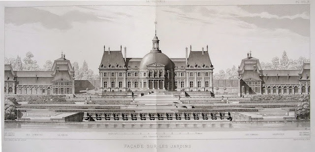 Château en Vaux-le-Vicomte de Nicolás Fouquet | Luis Le Vau + Charles Le Brun + André Le Nôtre