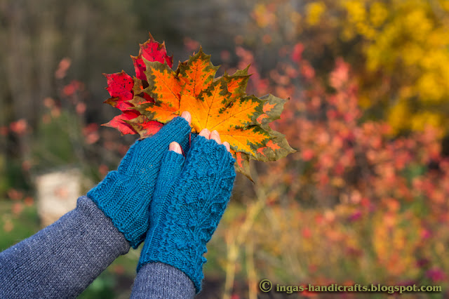 Metsviinapuu randmesoojendajad / Virginia Creeper Mitts