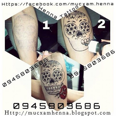 3 bước vẽ henna đơn giản