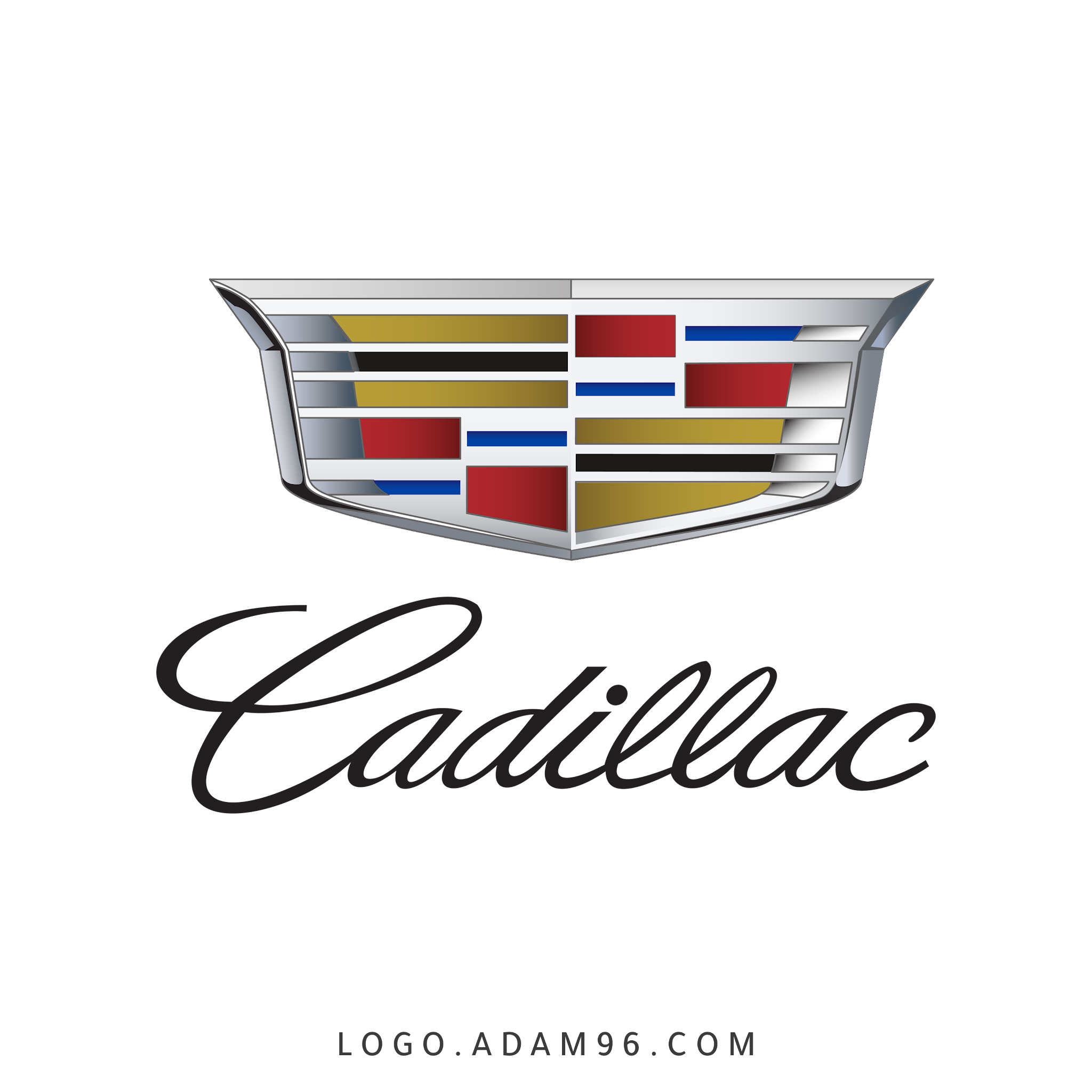 تحميل شعار كدلك لوجو كاديلاك Cadillac Logo PNG