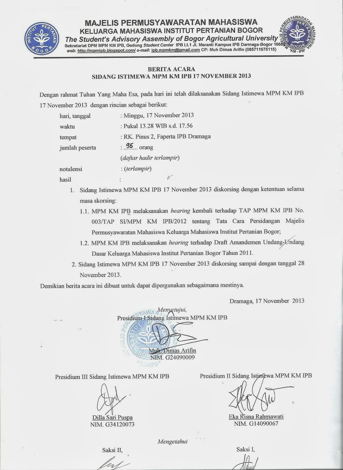 Surat Berita Acara Pemilihan Rt. / Berita Acara Pemilihan Ketua RT - DOC Document