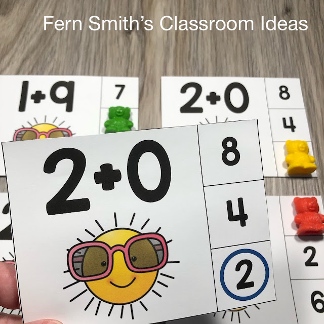 Click Here to Download These Sunny Addition and Subtraction Clip Card Bundle For Your Students Today!