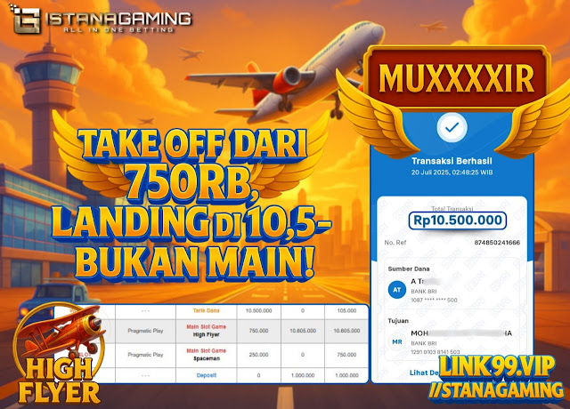Jackpot High Flyer  ISTANAGAMING  Jackpot 10.500.000