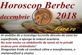 Horoscop Berbec decembrie 2018