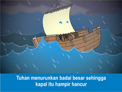 Komik Alkitab Anak: Yunus di Perut Ikan