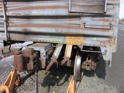 Southern Pacific Air Repeater Car #263 at Lebanon, Oregon, on March 3, 2006