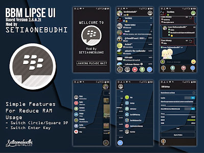 BBM Mod Lipse UI Versi 2.8 Apk