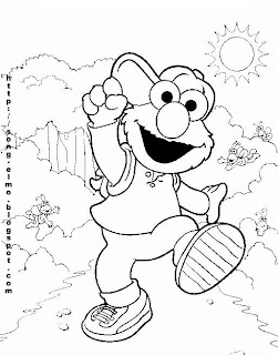 Elmo Coloring Sheets on Elmo Coloring Pages Jpg