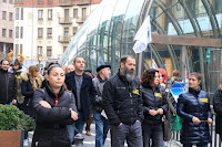 Protesta contra la Variante Sur Ferroviaria