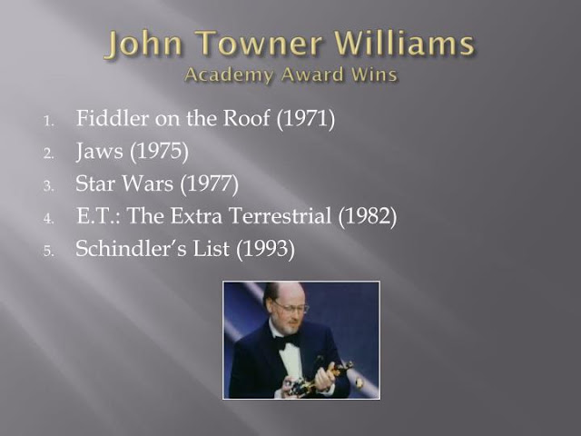 john towner williams academy award wins