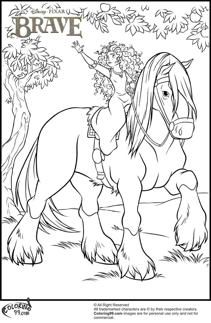 Princess Horse Coloring Page, Great!