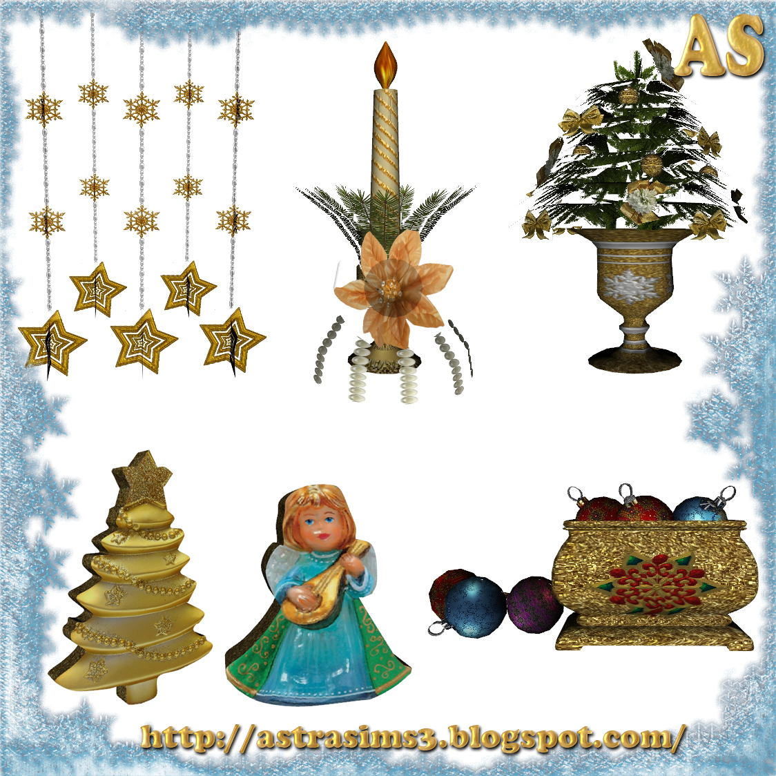 My Sims  3  Blog Christmas  Decor  by Astra